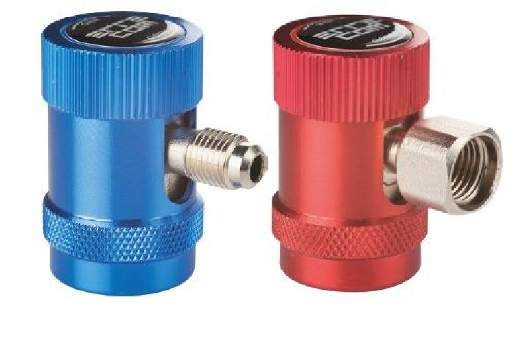 SZYBKOZŁĄCZE KLIMATYZACJI SAMOCHODOWEJ RA1058 "niebieskie"  MADE IN ITALY ERRECOM 3/8" SAE - RA1058.01 LP