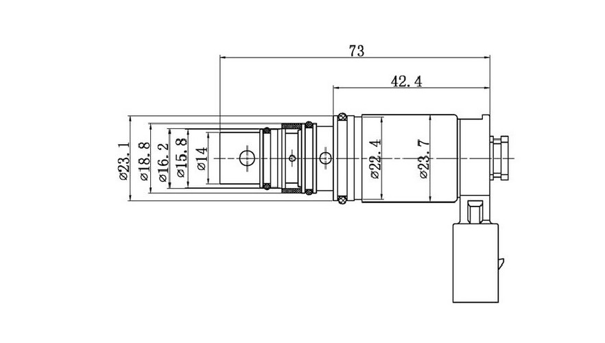 ZAWÓR EZ041 KOMPRESORA KLIMATYZACJI SANDEN PXE PO 2010 R.