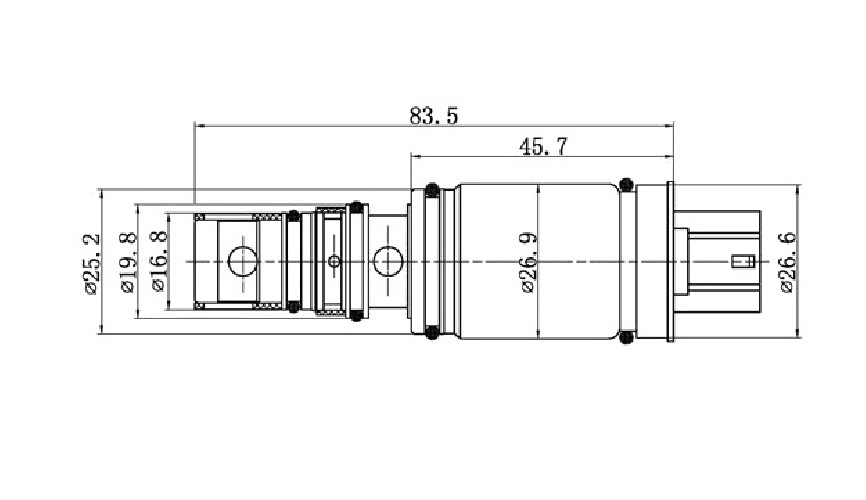 ZAWÓR EZ004 KOMPRESORA KLIMATYZACJI DENSO  5SE09C -  5SE12C
