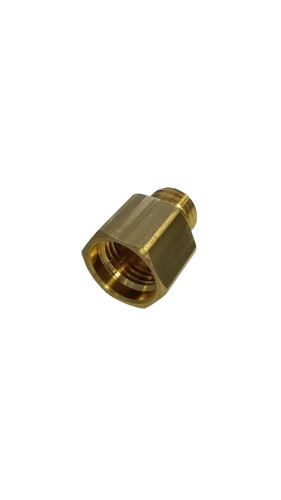 ZŁĄCZKA  ADAPTER REUDKCJA DO PRZEWODU SERWISOWEGO GW. WEW. M14X1.5 - GW. ZEW. 1/4" SAE