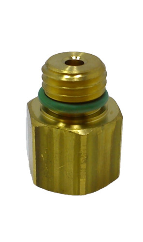 ZŁĄCZKA,  ADAPTER, REUDKCJA DO PRZEWODU SERWISOWEGO, GWINT WEWNĘTRZNY M14X1.5 - M12X1.5