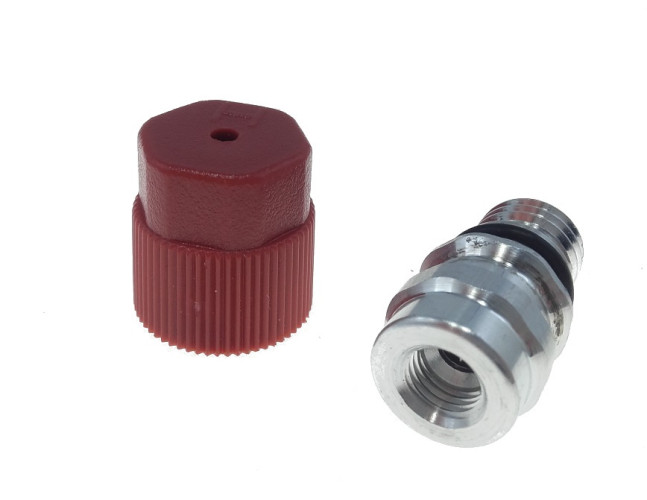 ADAPTER, PORT WYSOKIEGO CIŚNIENIA DO KLIMATYZACJI Z CZYNNIKIEM R134a