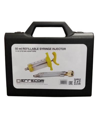 DOZOWNIK OLEJU I BARWNIKA Z ADAPTERAMI 1/4" I 5/16" - POJEMNOŚĆ 50 ML