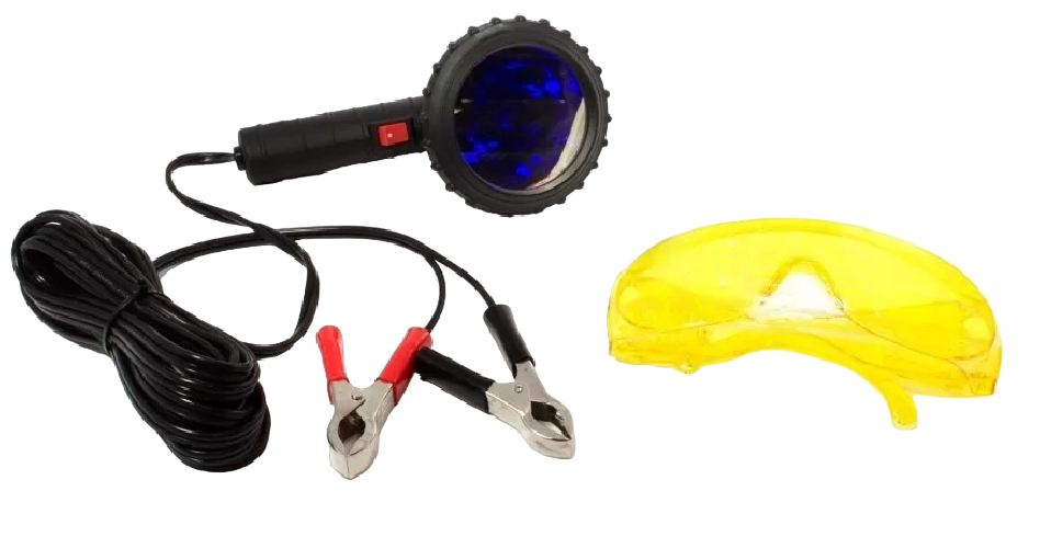 LAMPA UV WIRE BRIGHT TORCH+OKULARY RK1231, 12V, 100W, ERRECOM