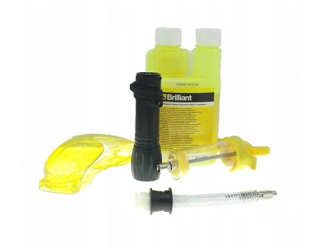 ZESTAW DO WYKRYWANIA WYCIEKÓW W KLIMATYZACJI SAMOCHODOWEJ