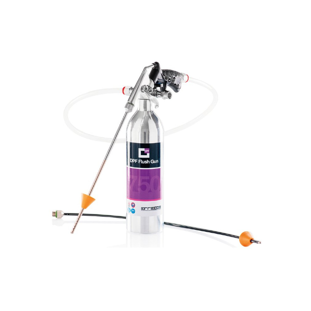 PISTOLET WRAZ Z CYLINDREM DO CZYSZCZENIA FILTRÓW DPF, WYKORZYSTUJĄCY SPRĘŻONE POWIETRZE PISTOLET WRAZ Z CYLINDREM DO CZYSZCZENIA FILTRÓW DPF, WYKORZYSTUJĄCY SPRĘŻONE POWIETRZE