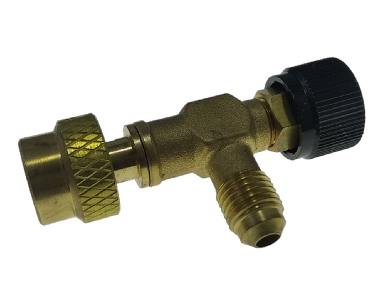 ZAWÓR SERWISOWY, OTWIERAJĄCY R-22,404A,R-134A,GWINT 1/4 I 1/4 (CZARNY) ZAWÓR SERWISOWY, OTWIERAJĄCY R-22,404A,R-134A,GWINT 1/4 I 1/4 (CZARNY)