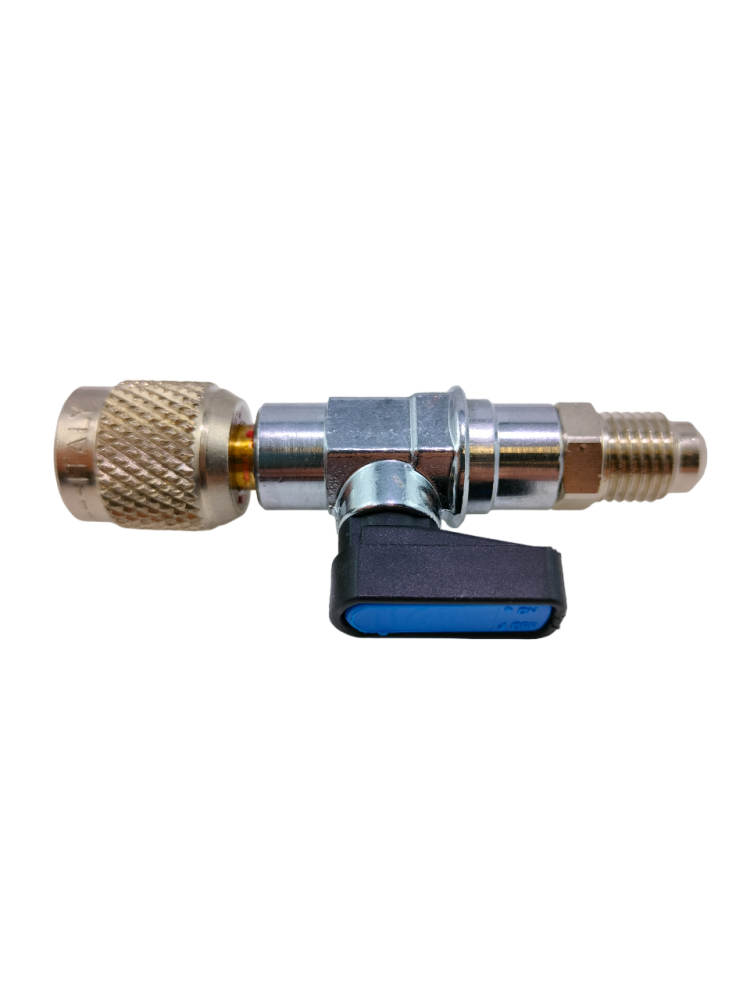 ZAWÓR KULOWY NIEBIESKI  1/4" gw. zew. / 5/16 gw. wew - R410 / R32 ZAWÓR KULOWY NIEBIESKI  1/4" gw. zew. / 5/16 gw. wew - R410 / R32