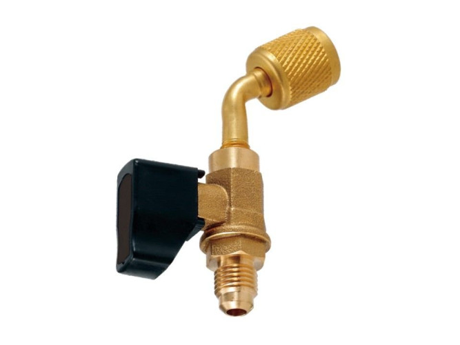 ZAWÓR KULOWY VALUE CV08 DO WĘŻY, 5/16" SAE x 5/16" SAE, KĄT 45°