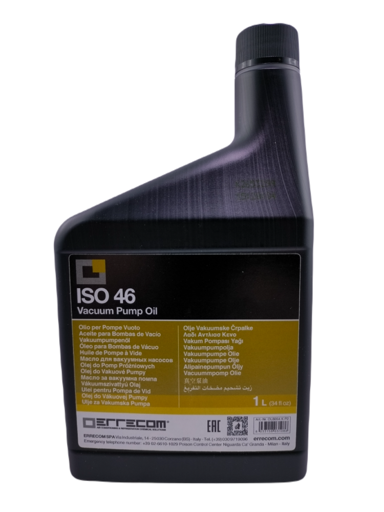 OLEJ DO POMP PRÓŻNIOWYCH 1L -  ISO46 OLEJ DO POMP PRÓŻNIOWYCH 1L -  ISO46