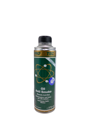 OIL ANTI SMOKE 375ML. / PRO TEC PREPARAT REDUKUJĄCY ZADYMIENIE, ILOŚĆ SPALIN I SADZY/ DIESEL - BENZYNA  - LPG