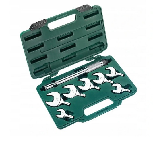 ZESTAW KLUCZY DYNAMOMETRYCZNYCH REFCO TW-8, 10-75Nm, 7 ROZMIARÓW, 17-29mm