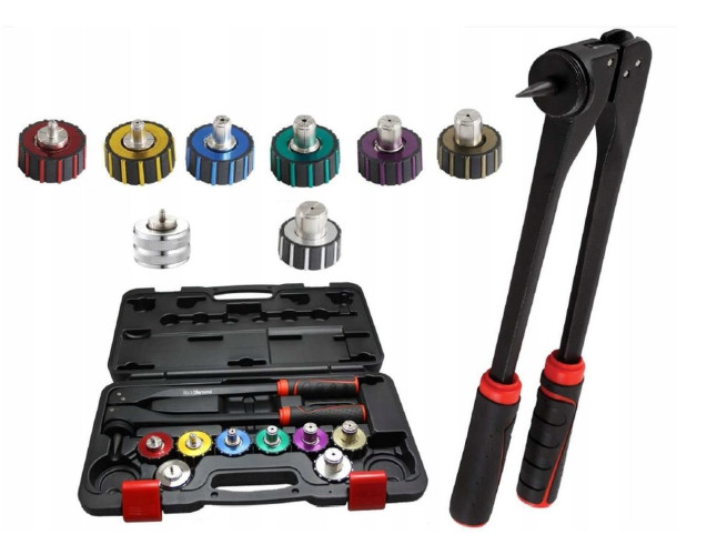 ZESTAW BLACK DIAMOND 13700 DO ROZTŁACZANIA RUR METRYCZNYCH, 7 ROZMIARÓW