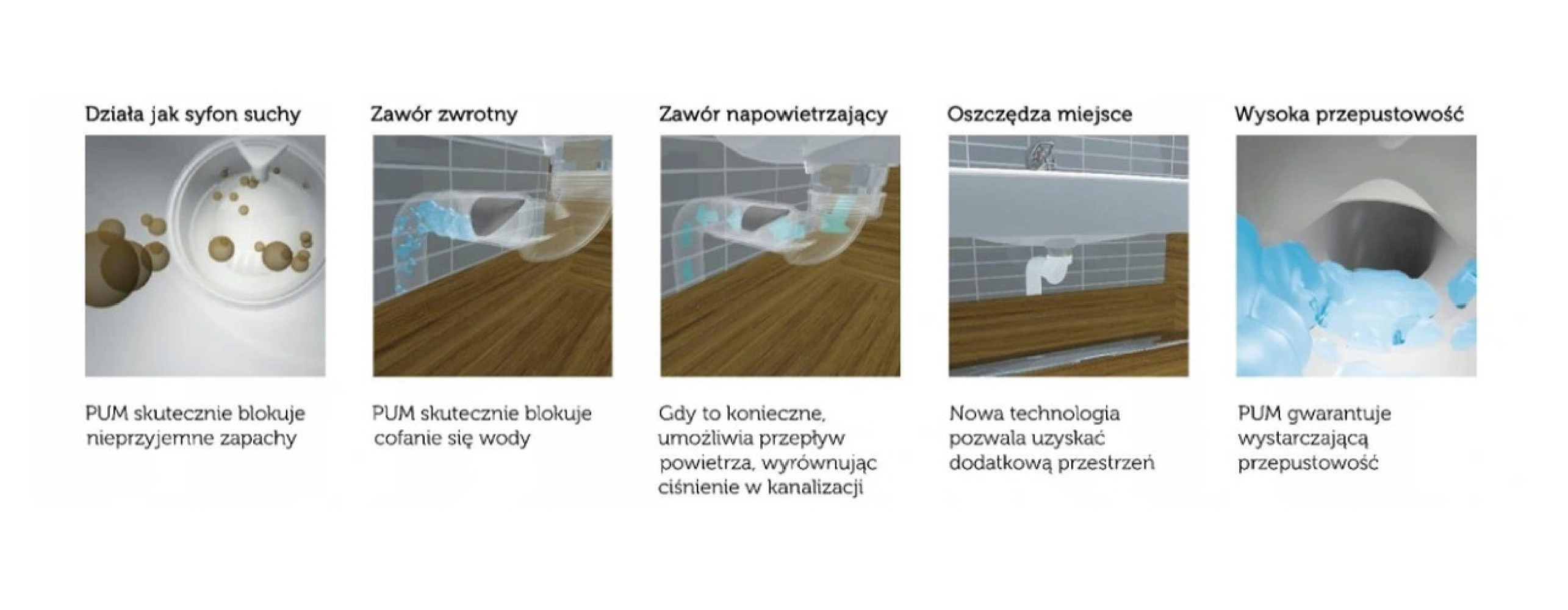 Syfon kondensacyjny suchy PURUS Syfon kondensacyjny suchy PURUS