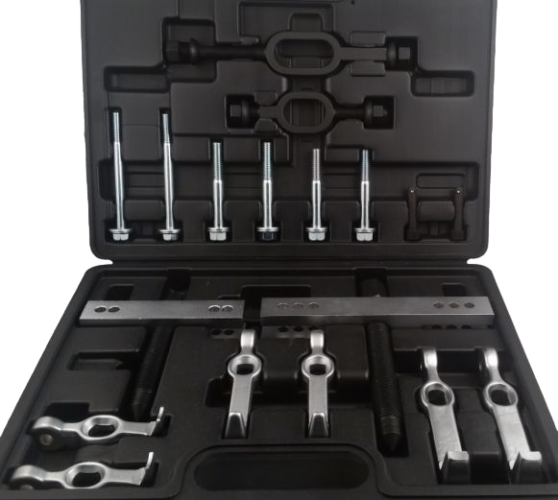 ZESTAW DO DEMONTAŻU KÓŁ PASOWYCH I ŁOŻYSK W KOŁACH PASOWYCH SPRĘŻAREK KLIMATYZACJI 59055 / UNIWERSALNY