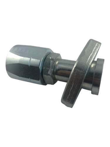 ZŁĄCZKA SKRĘCANA DO KOMPRESORA BOCK 4091 G20 PROSTA 180ST Z FLANSZĄ DO WĘŻA FI 28mm. 1"1/8