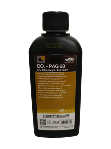 Olej PAG 68 do pojazdów hybrydowych i elektrycznych z czynnikiem CO2, 250ml
