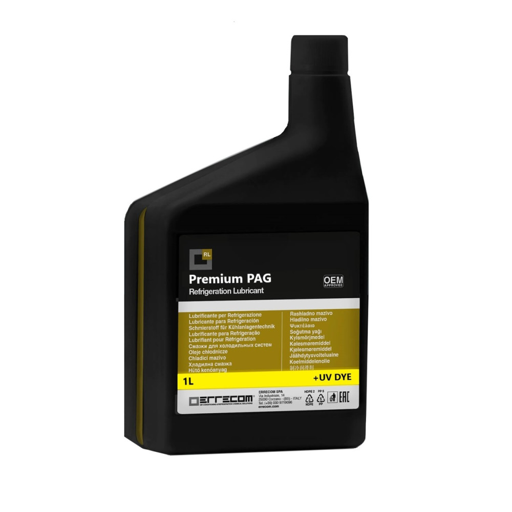 OLEJ PAG+UV, 1L, UNIWERSAL DO UKŁADÓW KLIMATYZACJI R134a, R1234yf OLEJ PAG+UV, 1L, UNIWERSAL DO UKŁADÓW KLIMATYZACJI R134a, R1234yf